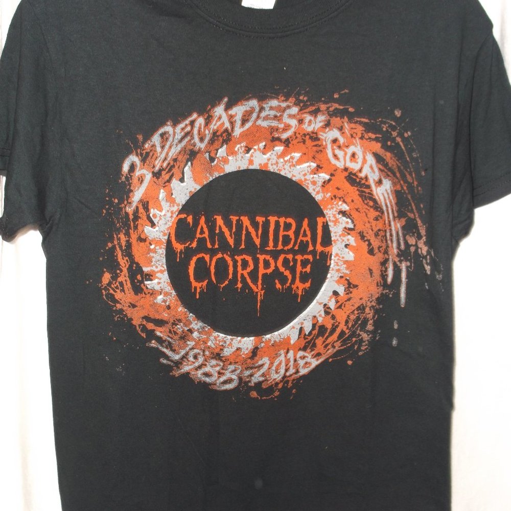 Cannibal Corpse 2018 3 Decades of Gore Tour T-Shirt